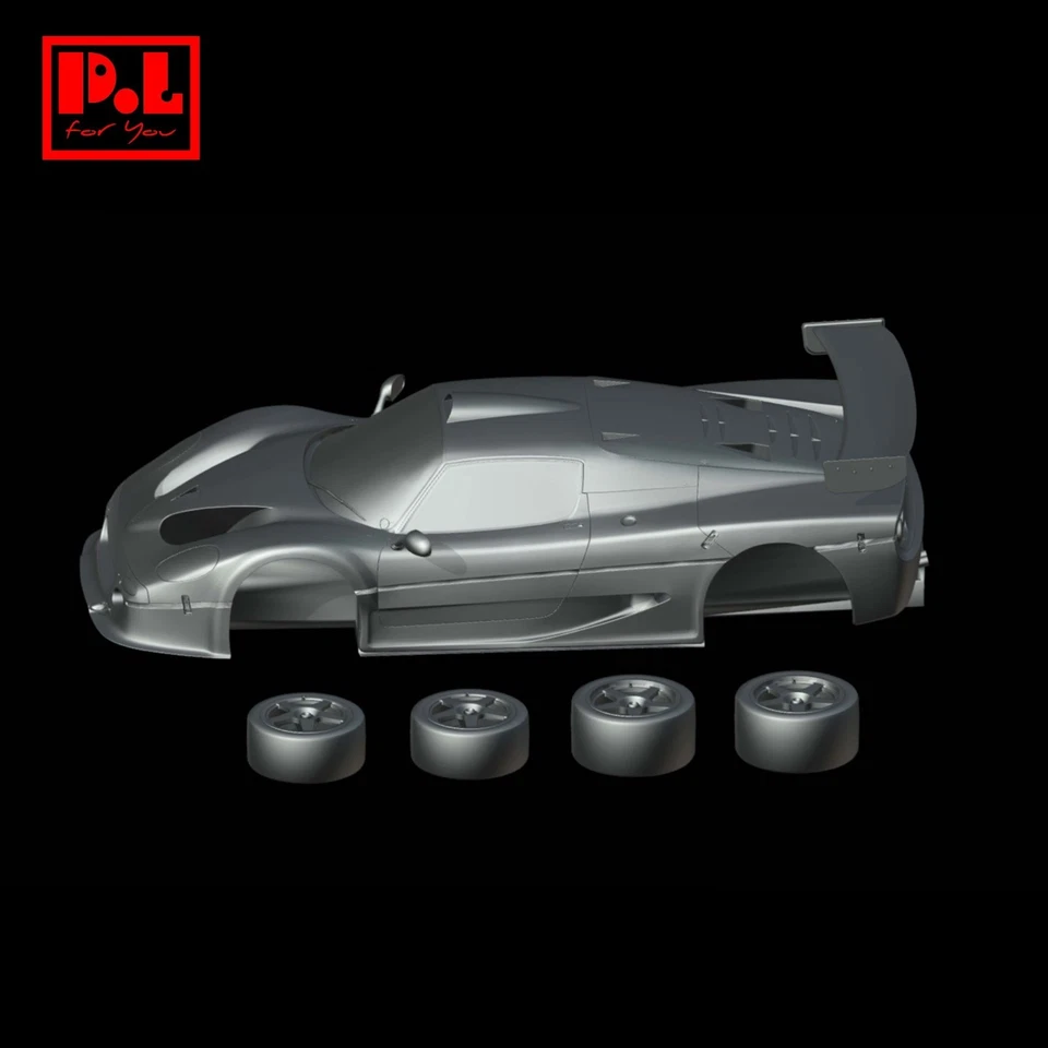 Файл STL - Ferrari F50 GT (1996) - 3D-печать 1/87 64 43 32 24 18 Tamiya Looksmart - Изображение 4 из 4