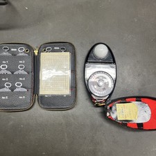 Sekonic Studio Deluxe L-398 Light Meter With Case And Slide Set