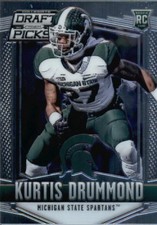 2015 Panini Prizm Draft Picks #210 Kurtis Drummond RC - FB