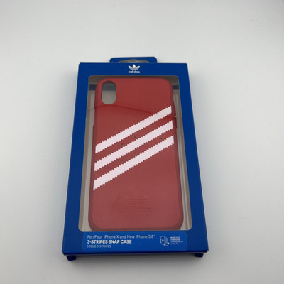 adidas Originals 3-Stripes Snap Case Cover for APPLE IPHONE X / XS Red