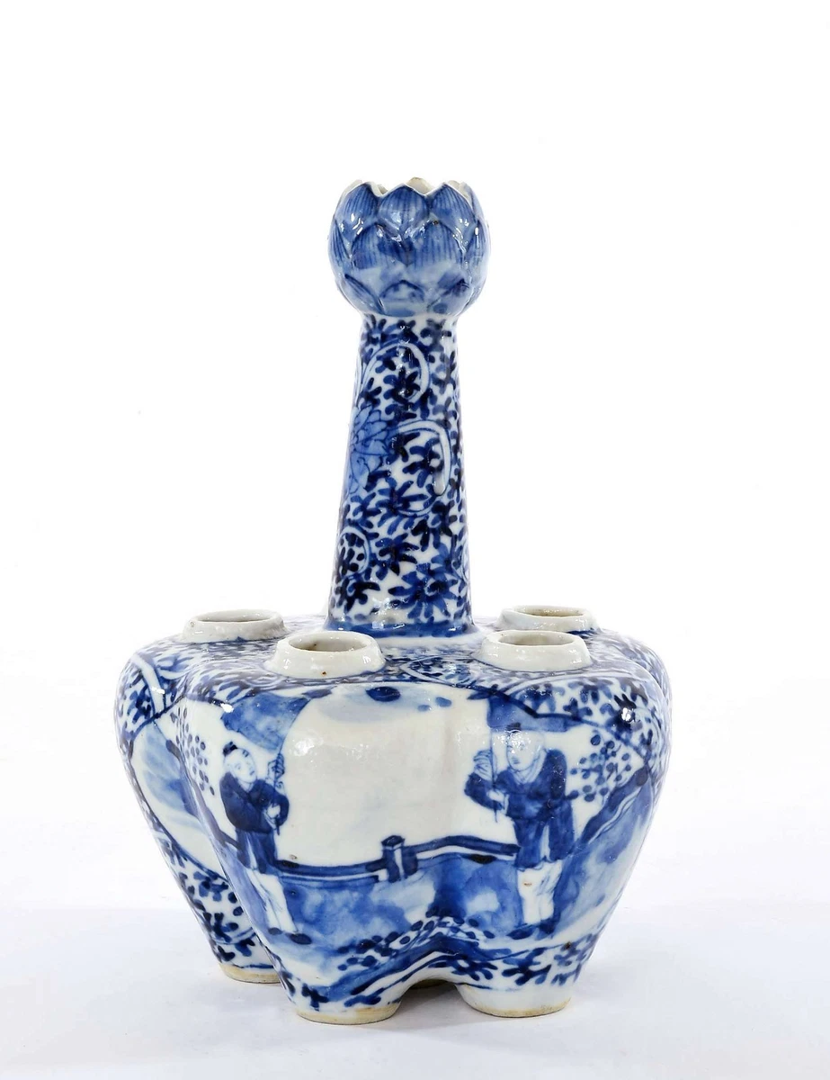 陶瓷蓝色1900-1940 中国古董花瓶| eBay