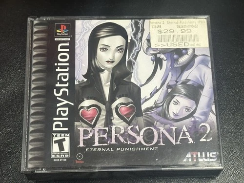PS1 PLAYSTATION 1 PERSONA 2 ETERNAL PUNISHMENT CIB COMPLETE MINT