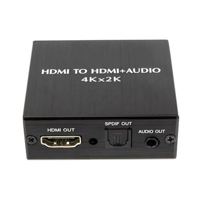4K x 2K Video Extractor Separator HDMI to 3.5MM SPDIF Optical Stereo Splitter k