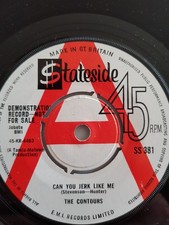 Contours,DEMO,Can You Jerk Like Me/That Day,N.Mint,Stateside,Mod,Tamla Motown