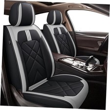 Car Seat Covers Fit for Honda Ridgeline 2006 5 Seats 068 Black Light Gray