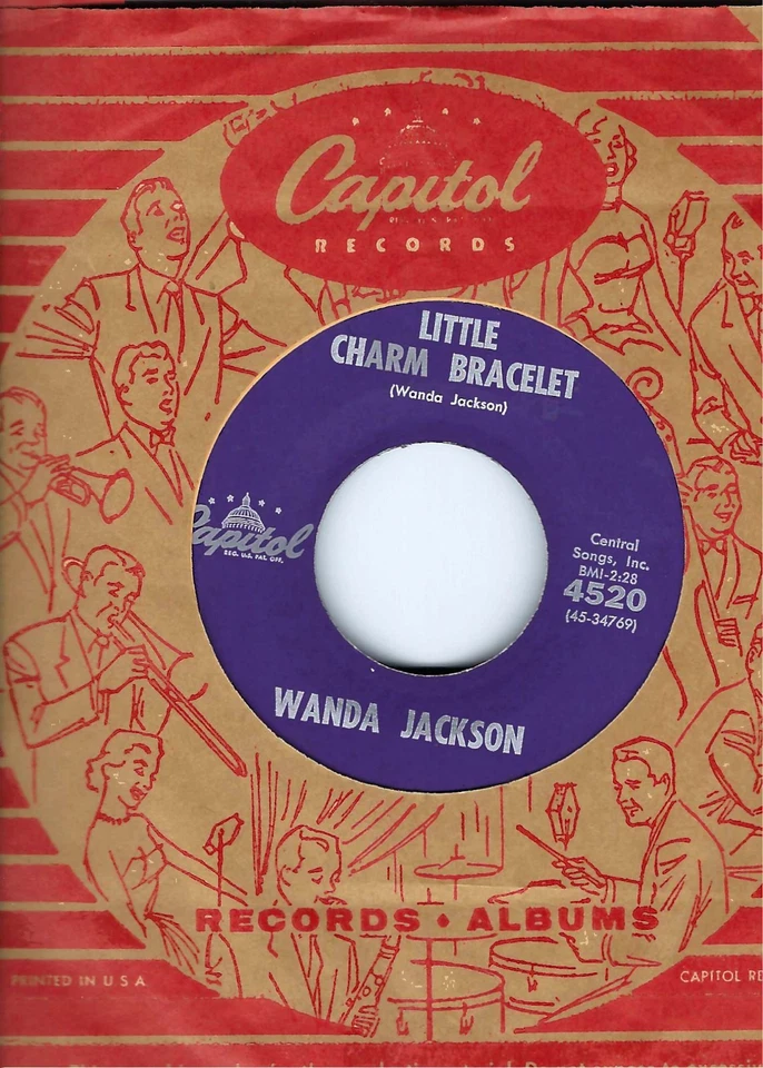 WANDA JACKSON- "RIOT IN CELL BLOCK NUMBER NINE"- CAPITOL 4520- NM - Image 2 of 2