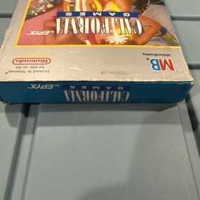 Aut&eacute;ntico Genuino NES Nintendo California Juegos Caja + Juego + Espuma