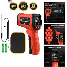 Infrared Thermometer Temperature Gun -58 F to 1796 , 16:1 Non Contact Laser T...