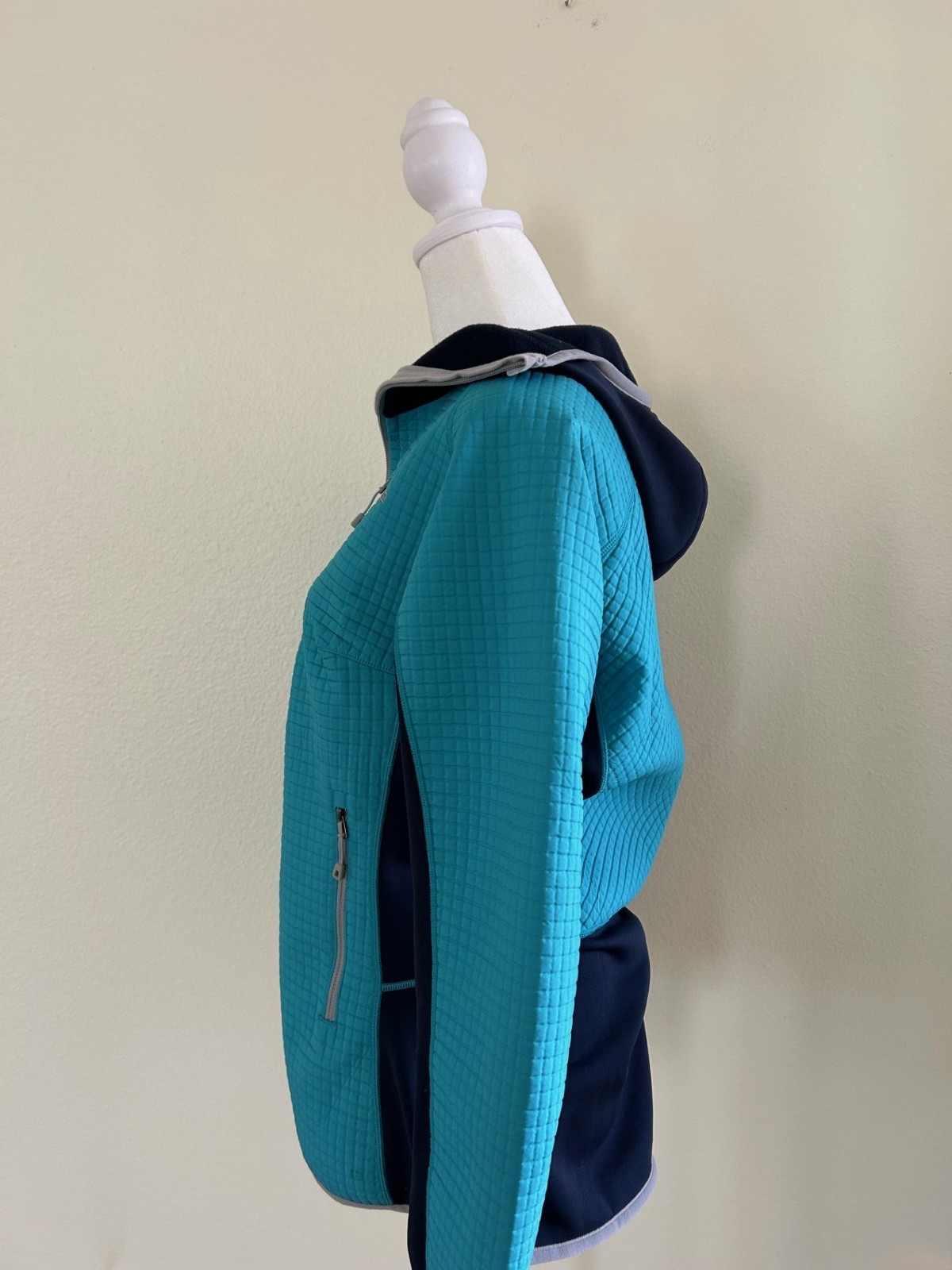 Patagonia Dual Aspect Hoody Full Zip Jacket Hood Blue SZM Performance Outdoors thumbnail 4