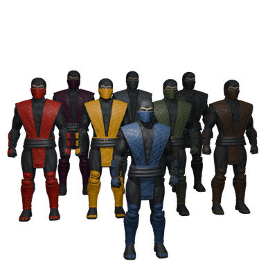1/10 Scale Deluxe Action Figure Kit: Mortal Kombat Classic