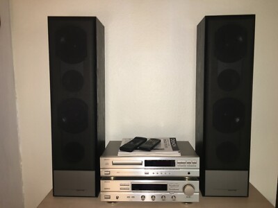 Denon Stereo Anlage CD Player DCD 615 Radio Receiver DRA 365RD Lautsprecher