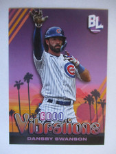 2024 Topps Big League Dansby Swanson Good Vibrations Insert Chicago Cubs