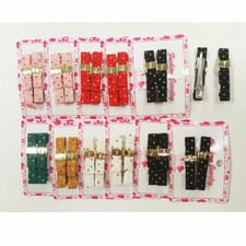 24 pcs Baby Girl Kid Hair Clips Bow Bands Hairpin Alligator Ribbon Grosgrain 2"
