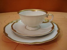 K&A Krautheim - Selb Franconia "Jewel" Goldband 3 tlg. Kaffeegedeck