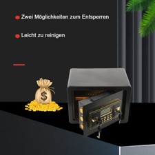 Möbeltresor Tresor Safe Alarmsystem Feuerfest Mit Digital Tastatur & Schlüssel