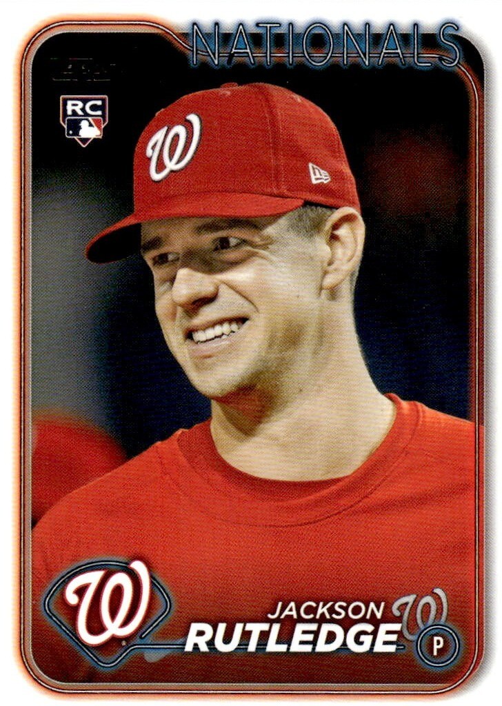 Jackson Rutledge Topps 2024 Topps Series 2 - Jackson Rutledge #503 Golden Mirror Image ...