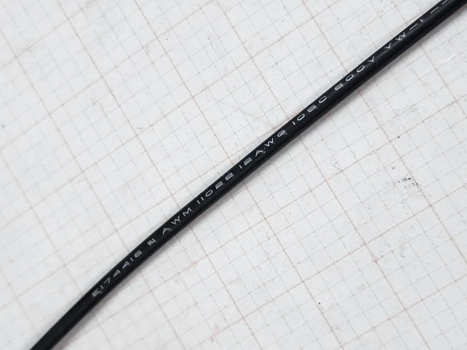 Cable de conexión de cobre estañado Hueson #12awg Enviro-Wire mPPE 600 V negro/25 pies Foto 2 de 4