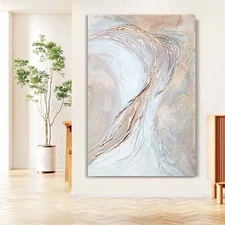 Abstract Canvas Wall Art Handmade Oil Painting Home Aesthetics Decor Mural