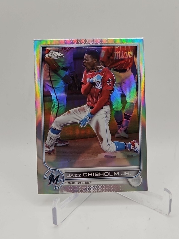 2022 Topps Chrome Jazz Chisholm Jr. Refractor Miami Marlins