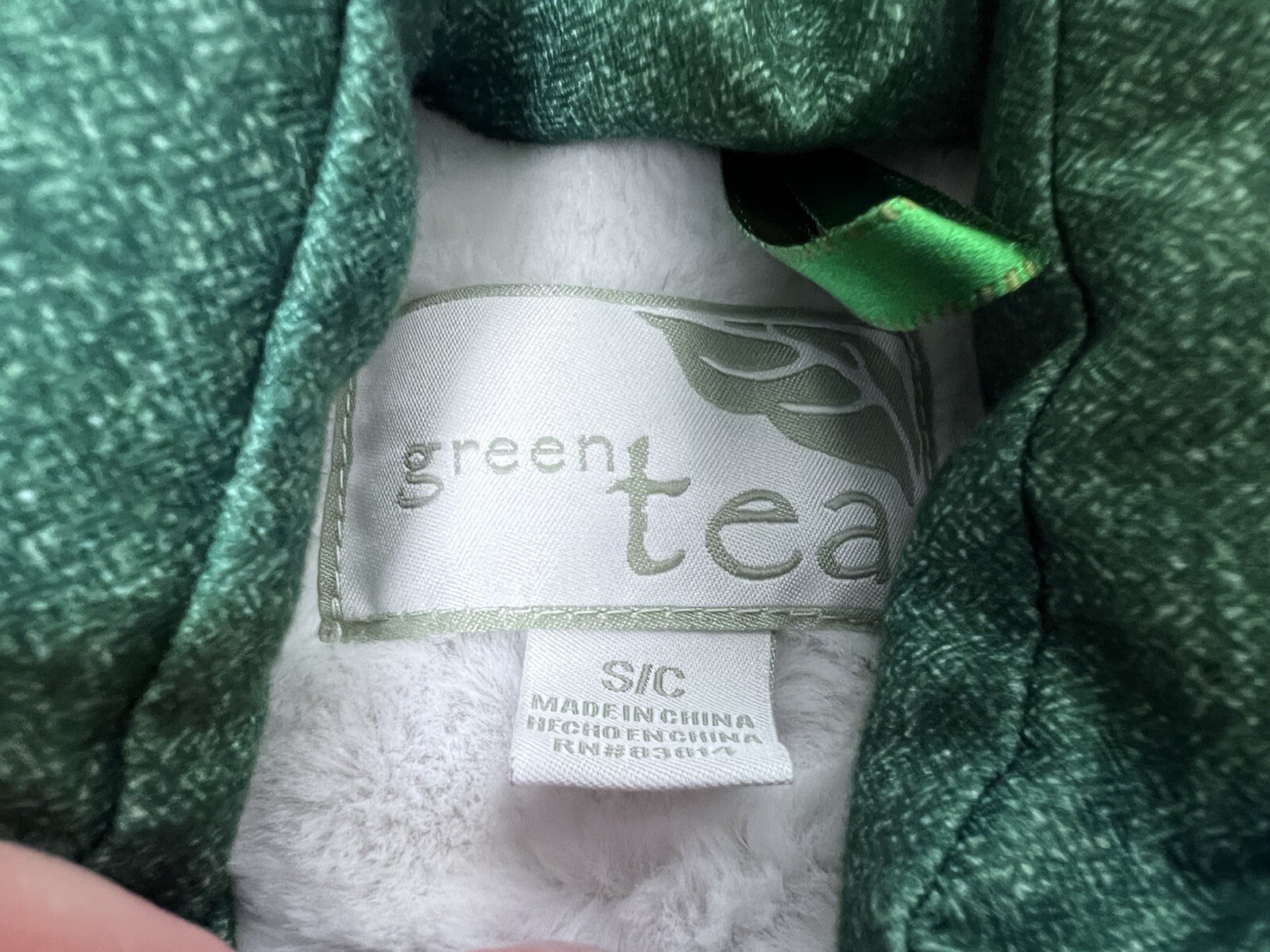 Green Tea Vest Womens Small Green Puffer Coat Full Zip Insulated Ladies