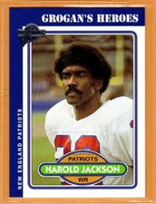HAROLD JACKSON-New England Patriots/2005 Topps Fan Favorites Football Card