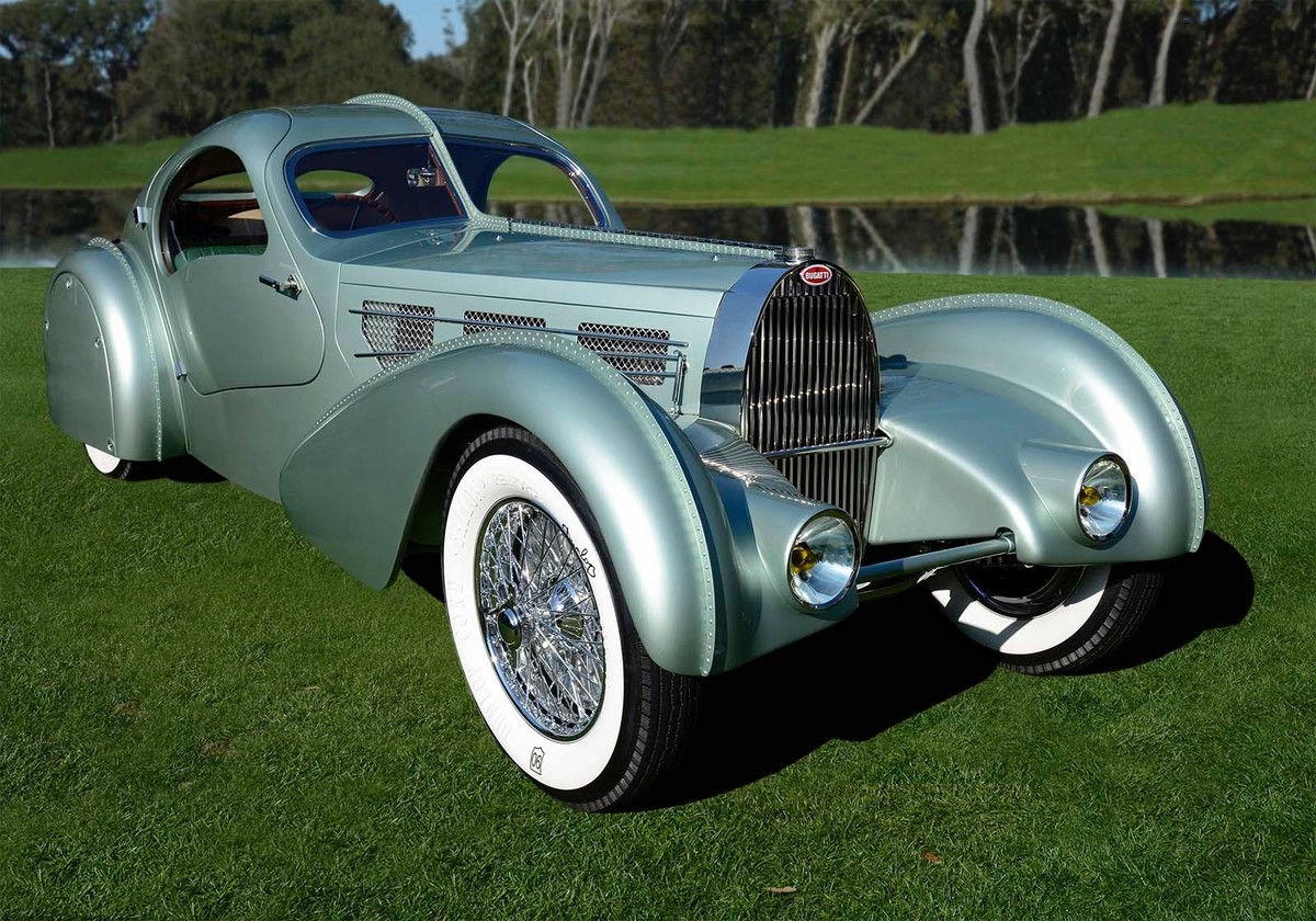 1934 Bugatti Type 57 Vintage Classic Car Photo Print CA-0952 1934 Bugatti Type 57 Vintage Classic Car Photo Print CA-0952