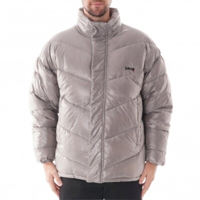 Schott NYC Montana Silver Padded Jacket - L, XL, 2XL, 3XL