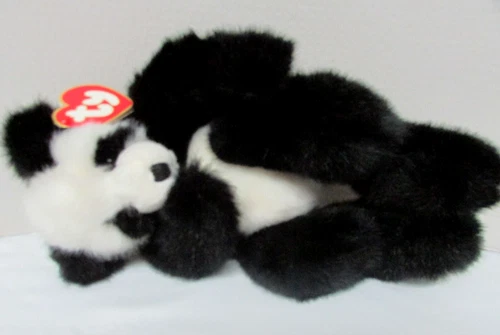 TY Retired Mandarin 3rd Gen Panda Bear 1995 Plush 13" Jointed Large Swing Tag