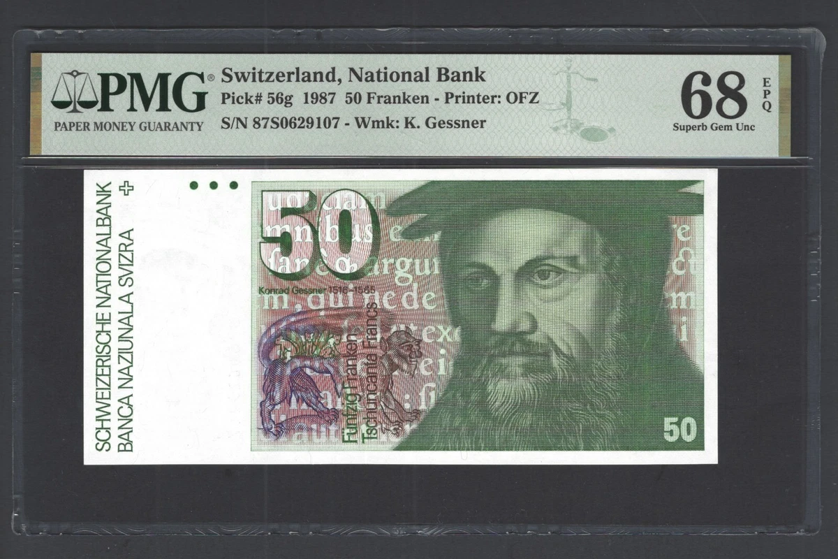 Uncirculated Swiss Banknotes for sale | eBay