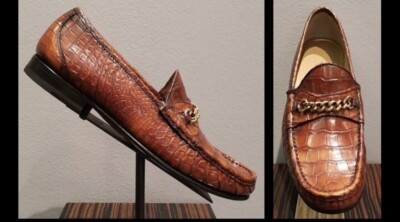 TOM FORD Alligator Leather Loafers shoes  - brand new - RRP$9,900 AUD 6 UK
