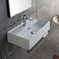 Nameeks Scarabeo 5002-tb-one Hole Scarabeo 23-3/5 Ceramic Bathroom Sink on sale Nameeks Scarabeo 5002-tb-one Hole Scarabeo 23-3/5 Ceramic Bathroom Sink on sale