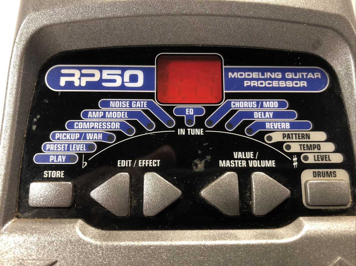 デジテック DigiTech RP50 マルチエフェクター アダプター付 中古 DigiTech RP50 Multi-Effect Modeling Guitar Processor | eBay