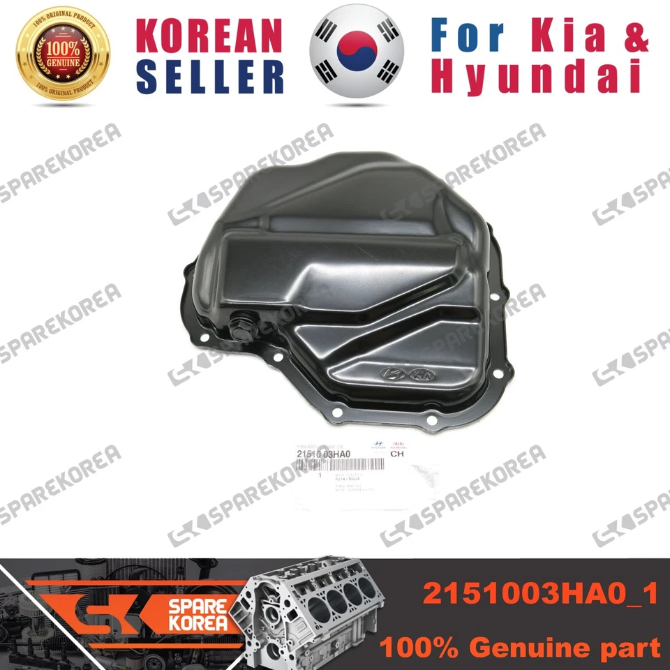 Genuine/OEM 2151003HA0 PAN ASSY-ENGINE OIL for Hyundai Ioniq - Изображение 2 из 2