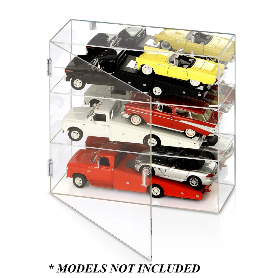 1:18 Scale Ramp Truck Three Tier Wall Mount Acrylic Display Case - Image 2 of 4