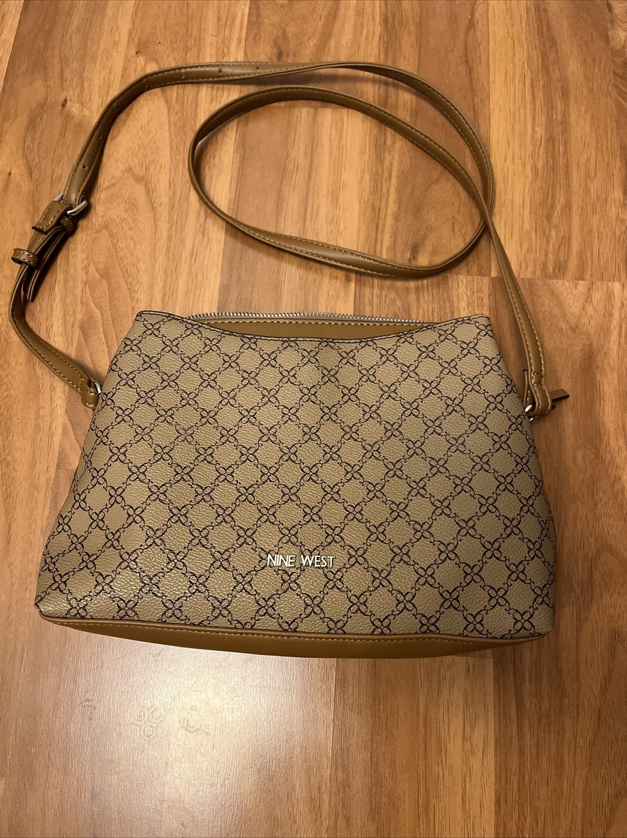 Nine West Brown Crossbody Bag Multiple Compartment Medium  display picture 1