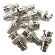 10x BNC Male To RCA Female Adapters  US SELLER