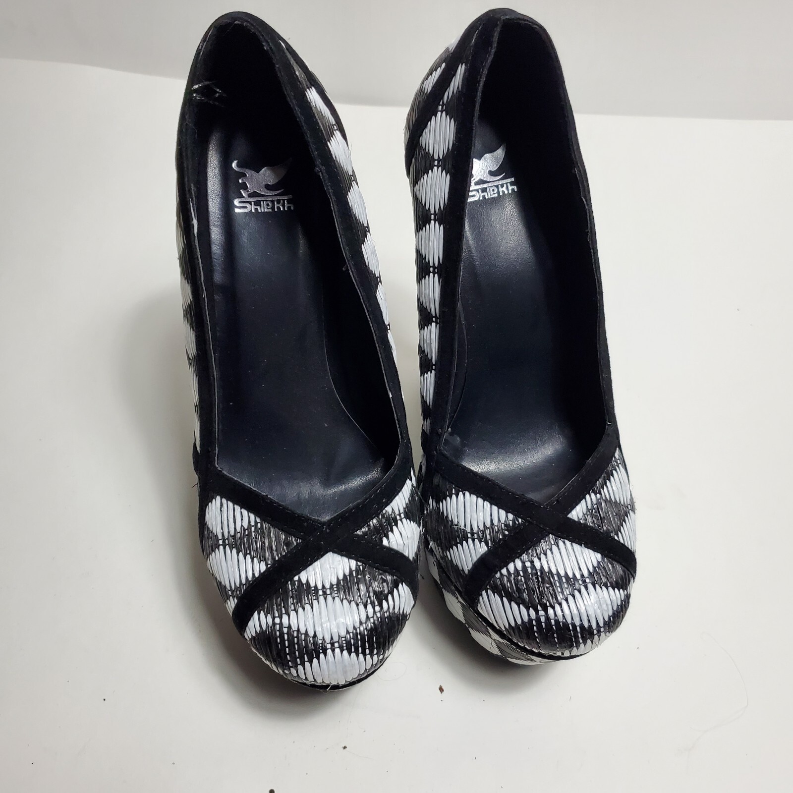 Sheikh Stylish Wedges Size 7.5 Comfortable Heels-image