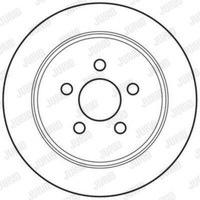 Jurid Bremsscheiben Hinten Ø270 Mm Voll FüR Chrysler PT Cruiser Pt_ Stratus