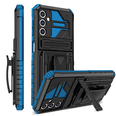 For Samsung A06/A14 5G/A16 5G/A54 5G Rugged Stand Phone Case+Belt Clip Holster