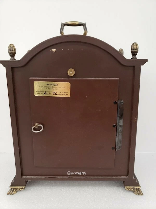 Reloj de abrigo Bulova Tempus Fugit vintage campana Westminster, golpea, mantiene el tiempo Foto 2 de 4