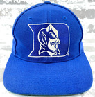 Vintage Duke Blue Devils Hat Cap Snapback Blue Wool Blend 90s Y2K Embroidered