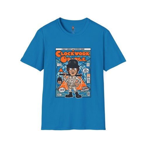 Lustiges T-Shirt Retro Funko Pop Style Clockwork Orange Unisex Softstyle T-Shirt - Bild 38 von 61