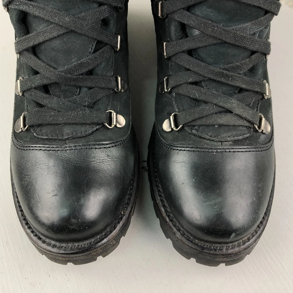 Coach Women's Size 8.5B Beverly Black Closed Toe Lace-Up Quilted Combat Boots - Image 4 of 4