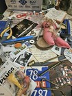 Estate Antique junk drawer lot Treasures Ephemera Glass Metals Tools Household — photo 3