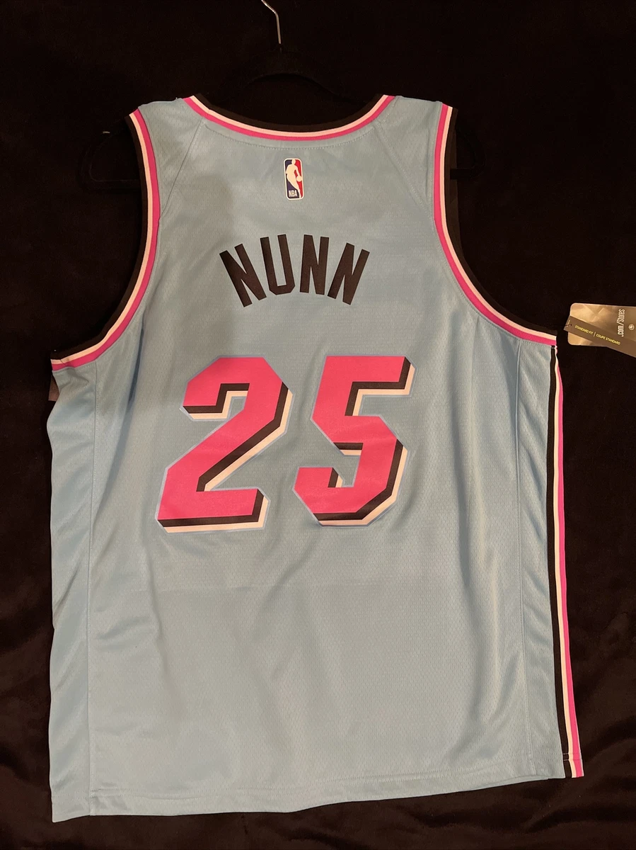 Kendrick Nunn Vice Wave Jersey Miami Heat City Edition Swingman 52 XL