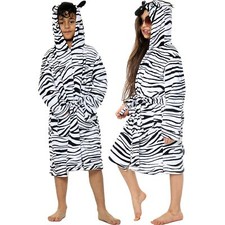 A2Z 4 Kids Super Mou 3D Zebra Animal Capuche Peignoir Pansement Plage Peignoir
