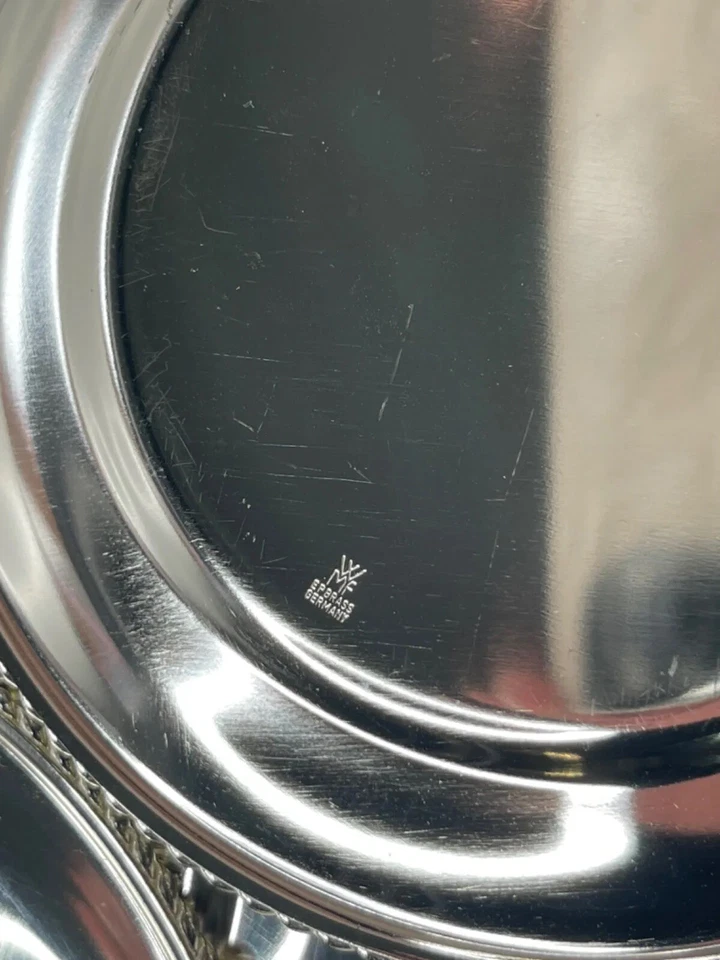 WMF Teller Untersetzer Silbern EPBRASS Germany 6 Stück - Bild 2 von 4