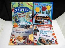 4 Paperback Scrapbooking Ideas Books New