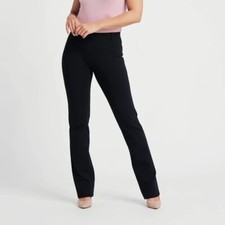 Betabrand Straight Leg Classic Dress Pant Yoga Pant Size Medium