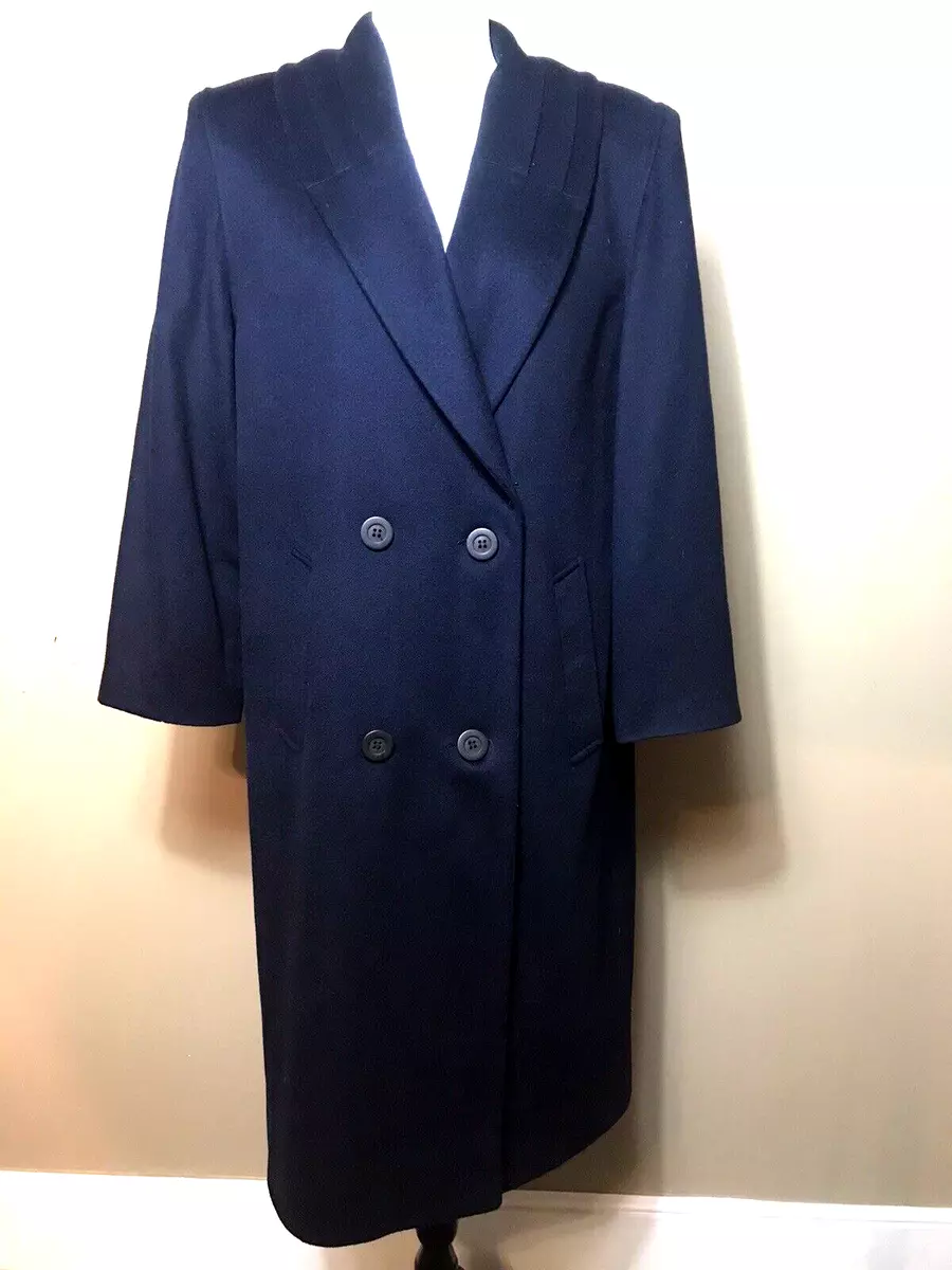 Navy wool coat best sale petite